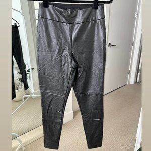 Dynamite Black Vegan Leather Leggings Size Small